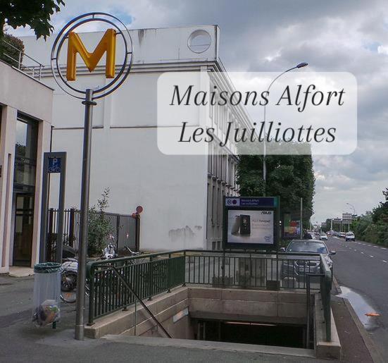 Escale-Marne Fr - 201 - Free Parking - Free Luggage Storage - All Equipped - Linen Included - Washing Machine - Luxury Emma Mattress 160X200 - 10Mn Walk Metro 8 - Rer A - Panoramic View - From 1 To 6 Guests Мезон-Альфор Экстерьер фото